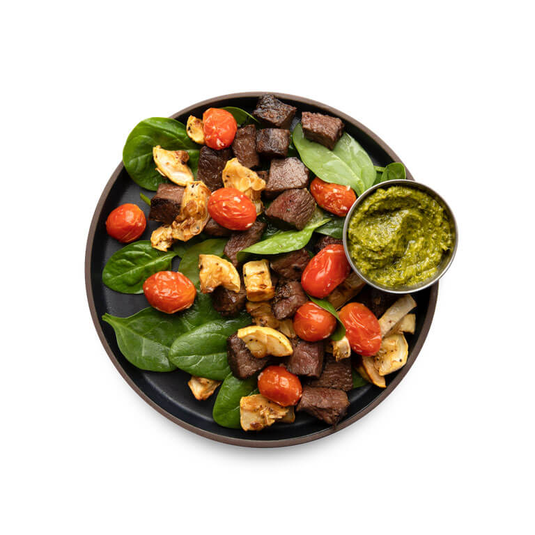 Chimichurri beef